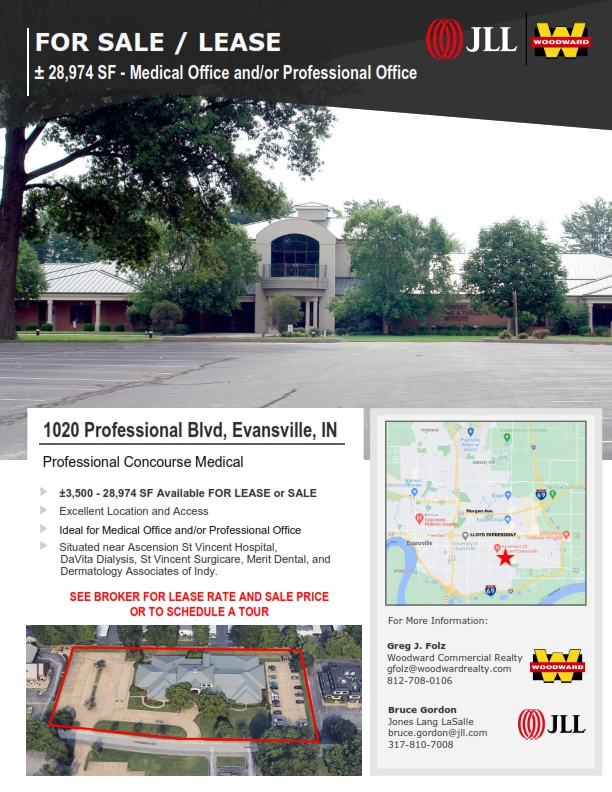 Professional Concourse Medical office rendering.